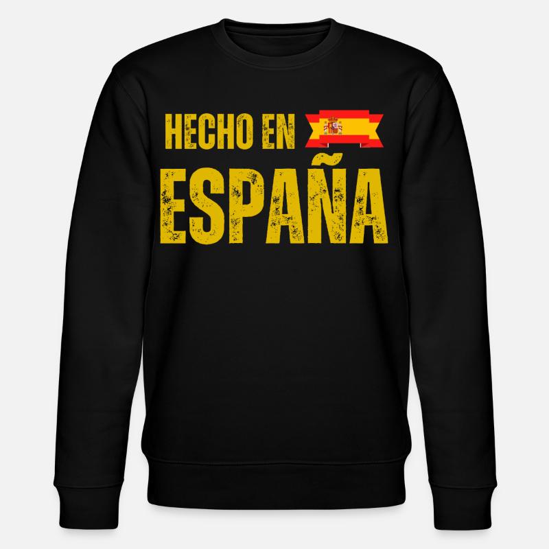 Made in Spain, spanischer Stolz - Stanley/Stella Unisex Bio-Sweatshirt CHANGER  - Schwarz