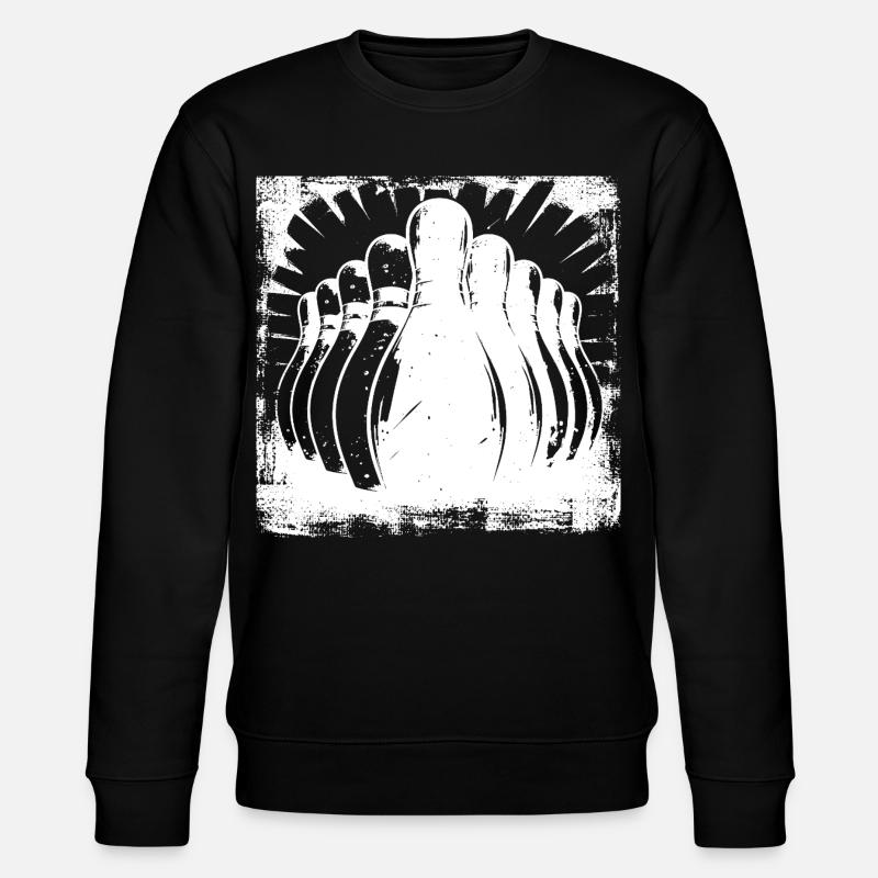 Quilles Bowling - Sweat bio CHANGER Stanley/Stella Unisexe - noir