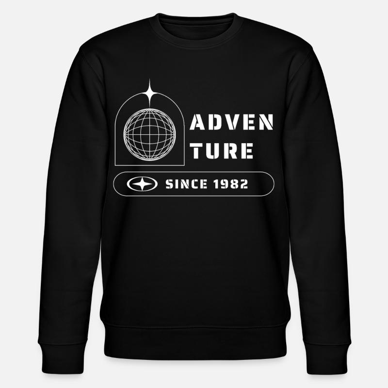 Abenteuer Entdecker Reisen 1982 - Stanley/Stella Unisex Bio-Sweatshirt CHANGER  - Schwarz
