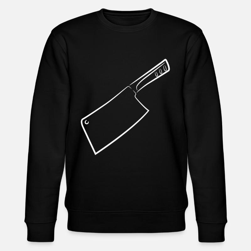 Hackmesser Skizze - Stanley/Stella Unisex Bio-Sweatshirt CHANGER  - Schwarz
