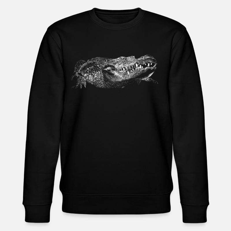 Crocodile - Sweat bio CHANGER Stanley/Stella Unisexe - noir