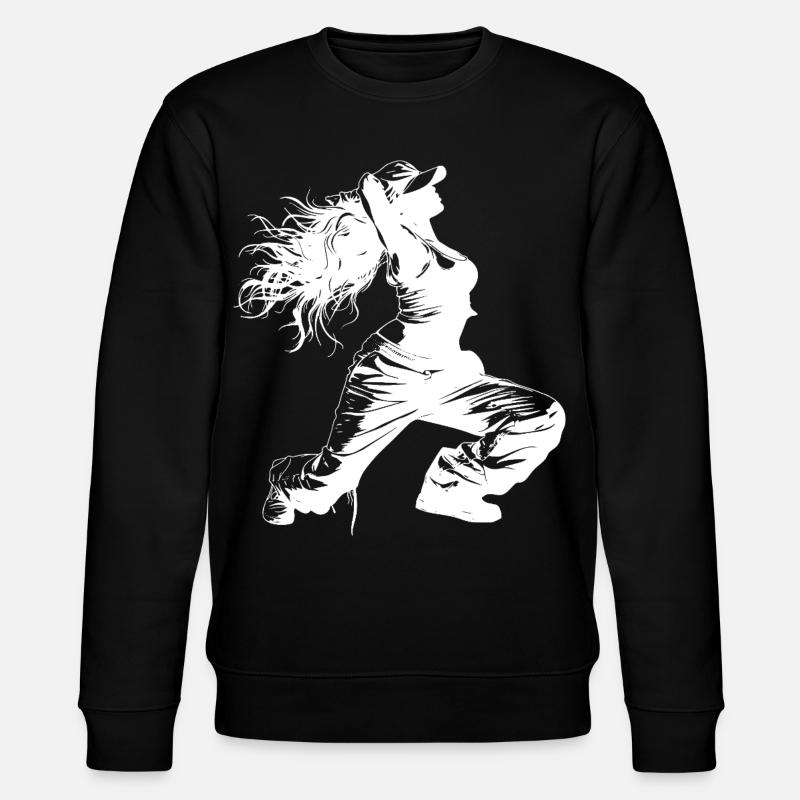 Dessin de breakdancer - Sweat bio CHANGER Stanley/Stella Unisexe - noir