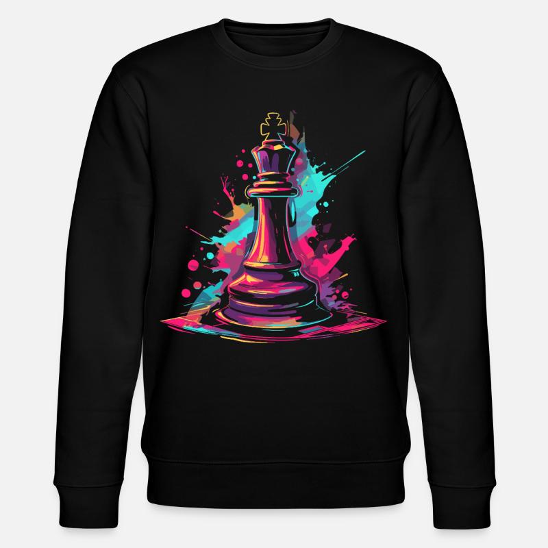 Graffiti d’échecs - Sweat bio CHANGER Stanley/Stella Unisexe - noir