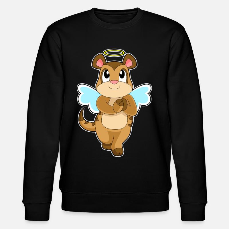 Ailes d’ange suricate - Sweat bio CHANGER Stanley/Stella Unisexe - noir