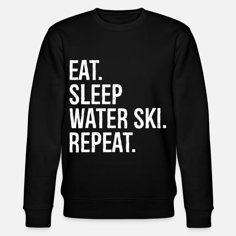 Manger dormir Ski nautique Répéter - Sweat bio CHANGER Stanley/Stella Unisexe - noir