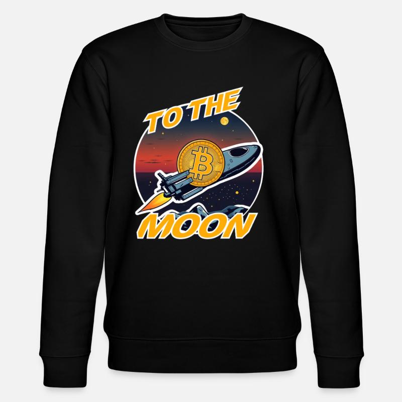 Du bitcoin à la Lune - Sweat bio CHANGER Stanley/Stella Unisexe - noir