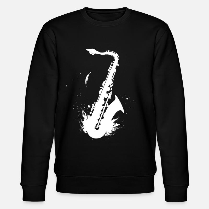 Graphisme pour saxophone - Sweat bio CHANGER Stanley/Stella Unisexe - noir