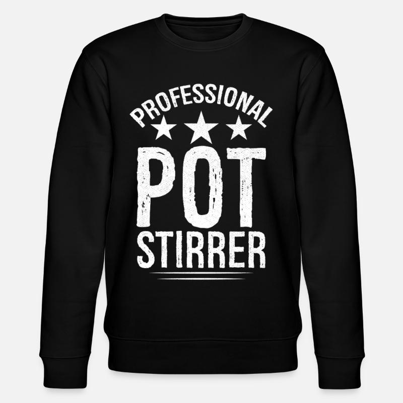 professional pot stirrer - Stanley/Stella Unisex Bio-Sweatshirt CHANGER  - Schwarz