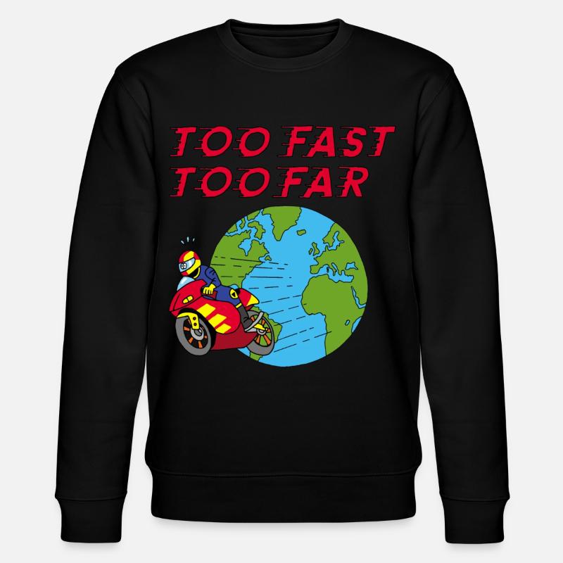 Der Biker - Stanley/Stella Unisex Bio-Sweatshirt CHANGER  - Schwarz