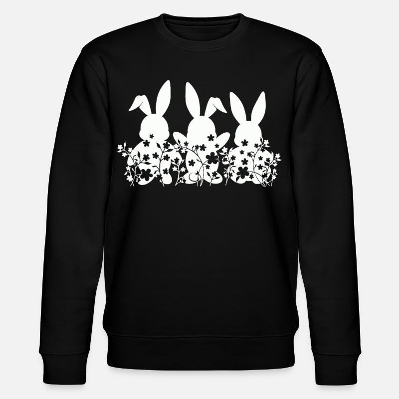 osterhase - Stanley/Stella Unisex Bio-Sweatshirt CHANGER  - Schwarz
