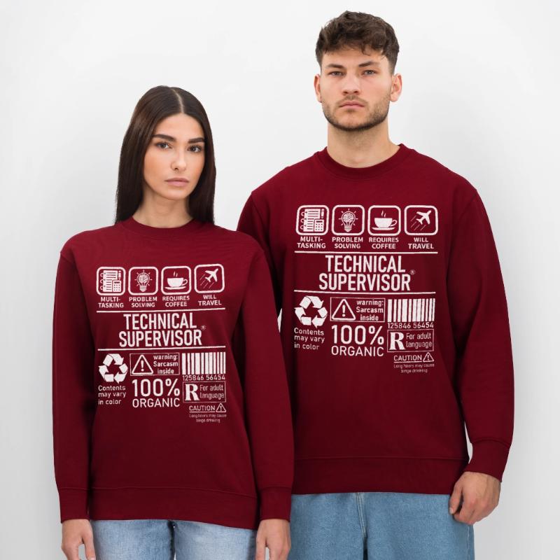 Technical Supervisor multi tasking problem solving Stanley/Stella Unisex Bio-Sweatshirt CHANGER 