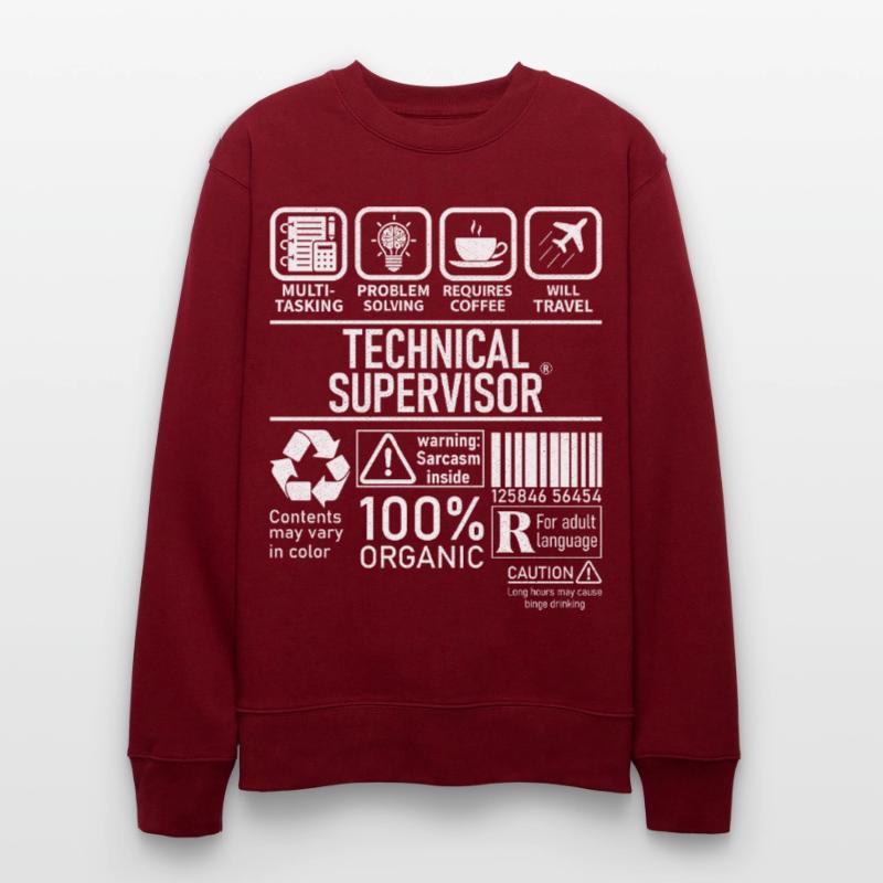 Technical Supervisor multi tasking problem solving Stanley/Stella Unisex Bio-Sweatshirt CHANGER 