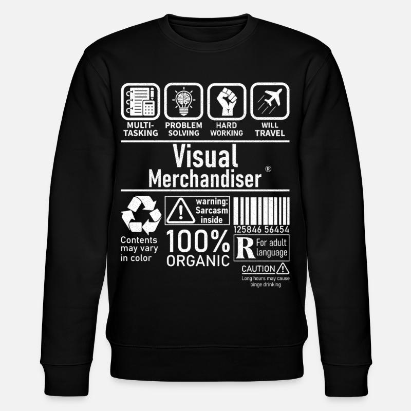 Visual Merchandiser résolution de problèmes multitâches - Sweat bio CHANGER Stanley/Stella Unisexe - noir