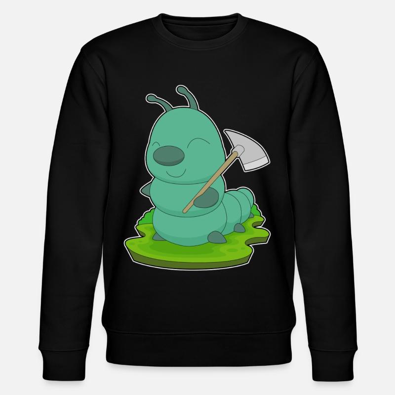 Pioche chenille - Sweat bio CHANGER Stanley/Stella Unisexe - noir