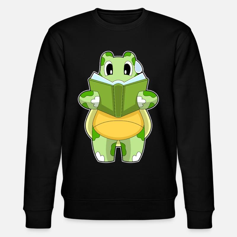 Turtle Book - Stanley/Stella CHANGER Unisex Organic Sweatshirt - black