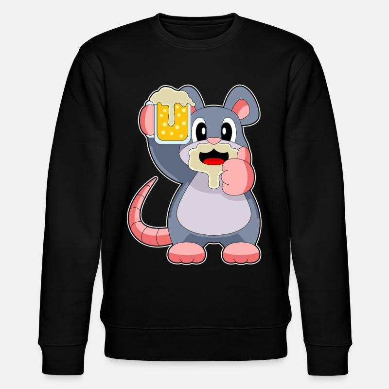 Bière Souris - Sweat bio CHANGER Stanley/Stella Unisexe - noir