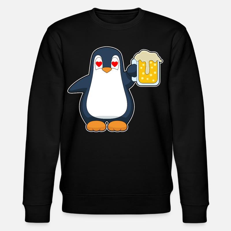 Bière Pingouin - Sweat bio CHANGER Stanley/Stella Unisexe - noir