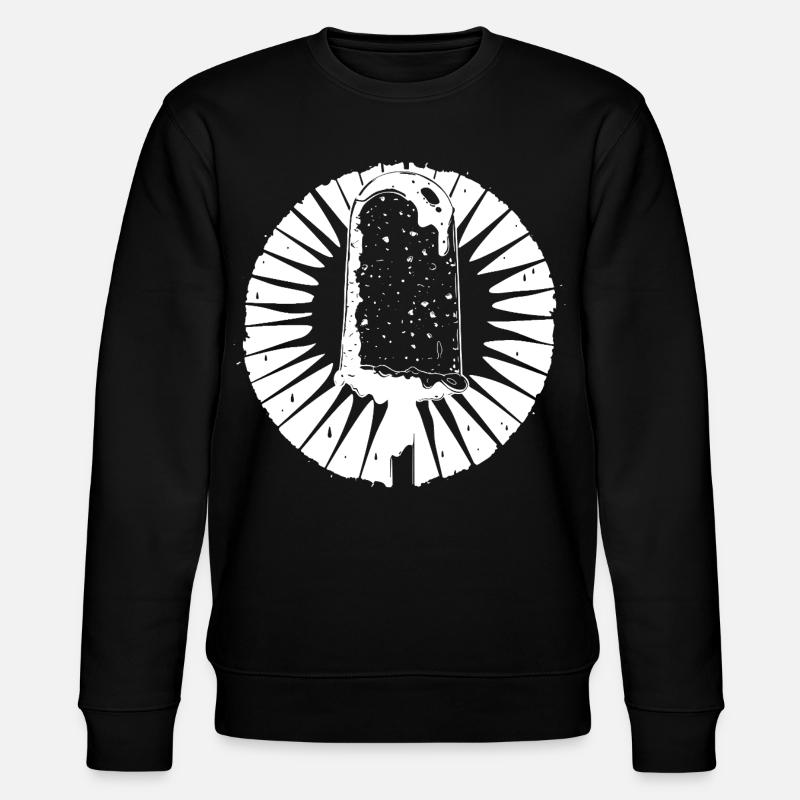Eiscreme Skizze - Stanley/Stella Unisex Bio-Sweatshirt CHANGER  - Schwarz