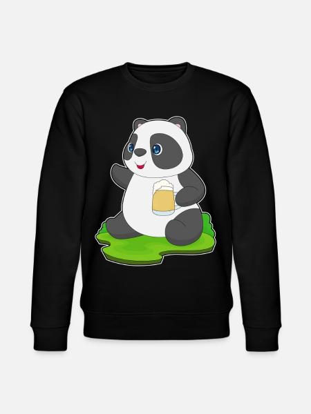 Bière Panda - Sweat bio CHANGER Stanley/Stella Unisexe - noir