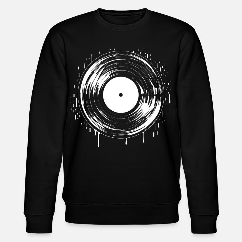 Record - Stanley/Stella CHANGER Unisex Organic Sweatshirt - black