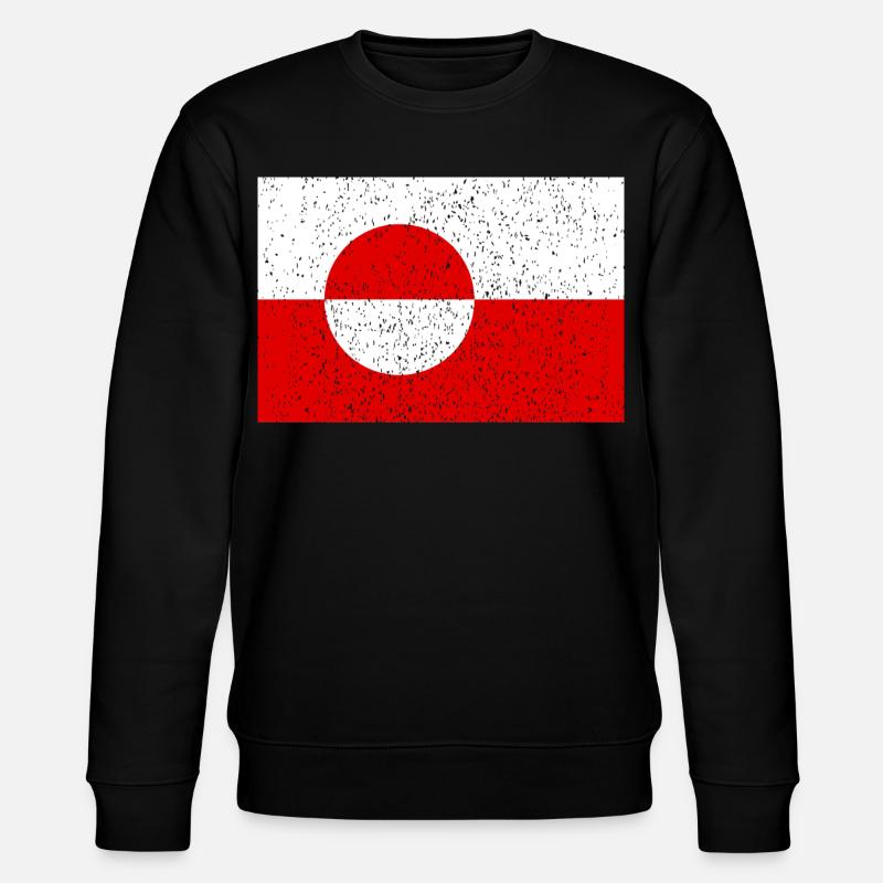 Grönland - Stanley/Stella Unisex Bio-Sweatshirt CHANGER  - Schwarz