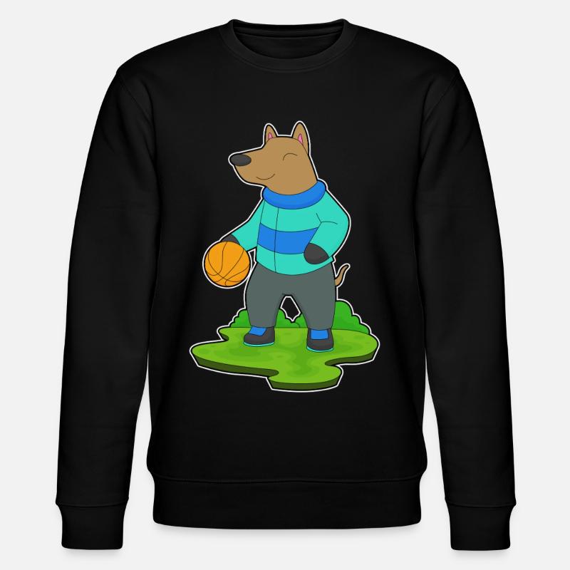 Chien Basketteur Basketteur - Sweat bio CHANGER Stanley/Stella Unisexe - noir