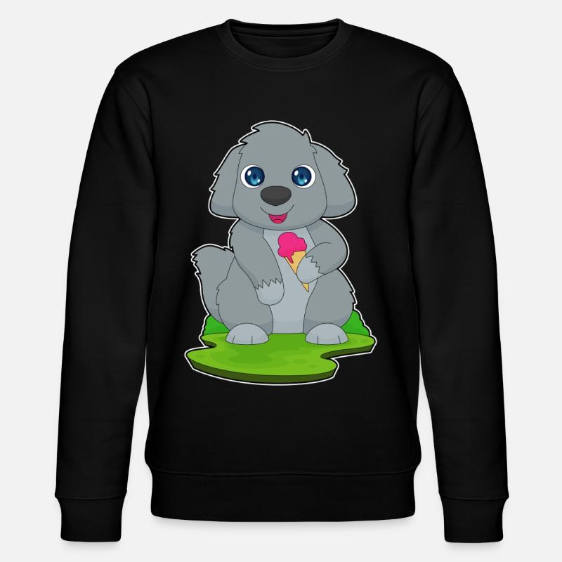 Glace gaufrée pour chien - Sweat bio CHANGER Stanley/Stella Unisexe - noir