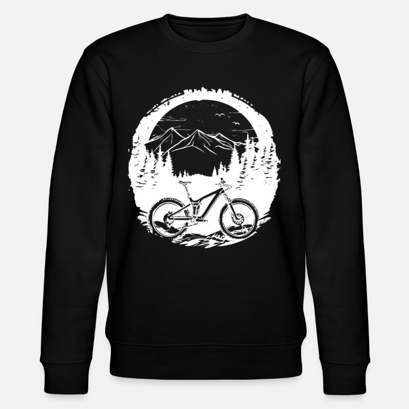 Croquis de VTT - Sweat bio CHANGER Stanley/Stella Unisexe - noir