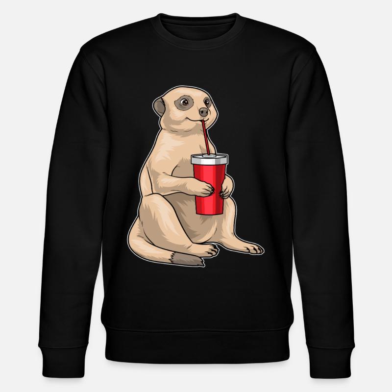 Erdmännchen Becher - Stanley/Stella Unisex Bio-Sweatshirt CHANGER - Schwarz