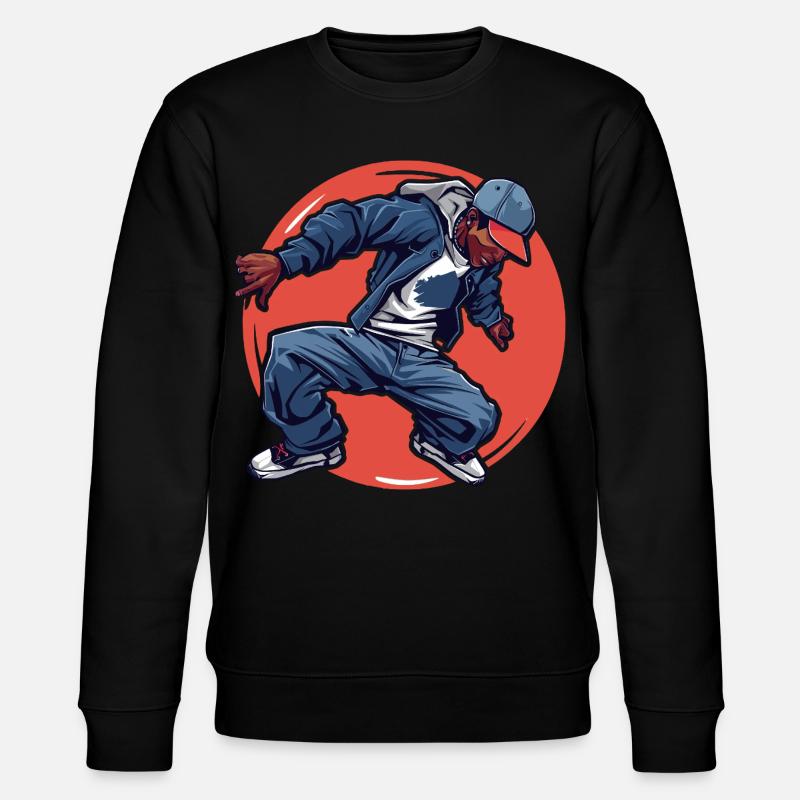 Breakdance - Sweat bio CHANGER Stanley/Stella Unisexe - noir