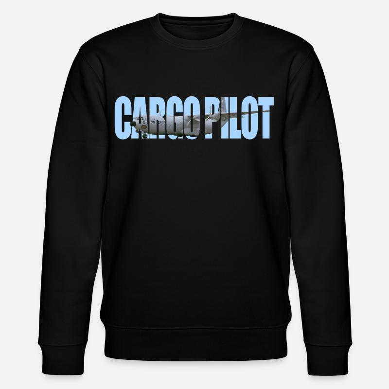 Cargo pilot C-133 - Stanley/Stella Unisex Bio-Sweatshirt CHANGER  - Schwarz
