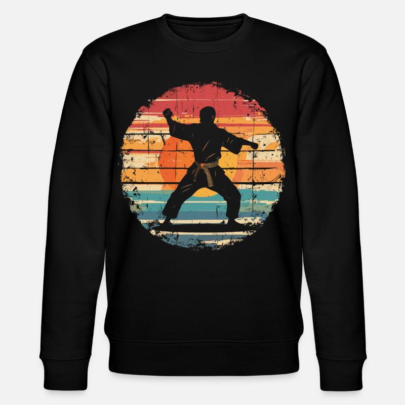 Karateka - Stanley/Stella Unisex Bio-Sweatshirt CHANGER  - Schwarz