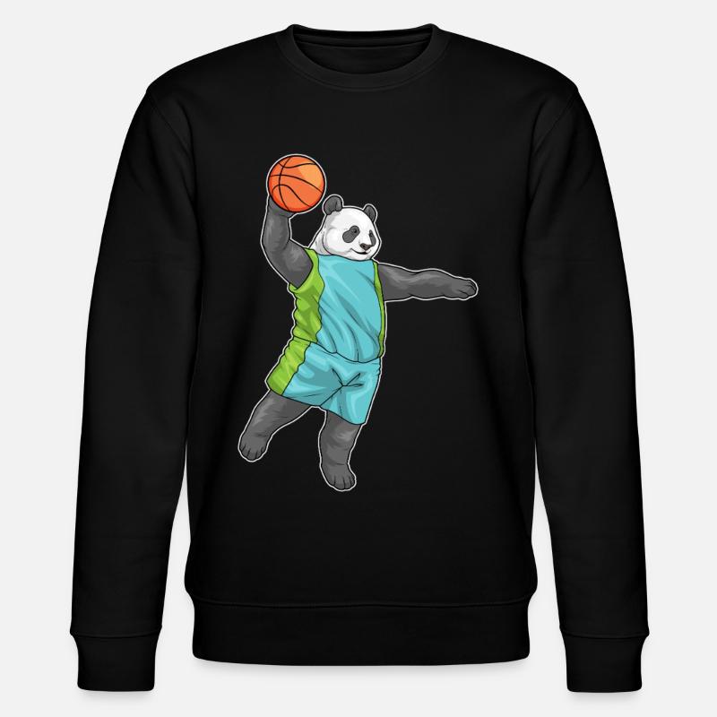 Panda Basketteur Basketteur - Sweat bio CHANGER Stanley/Stella Unisexe - noir