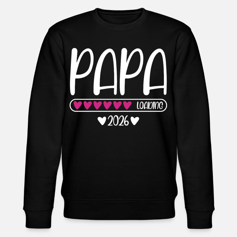Papa 2026 loading - Stanley/Stella Unisex Bio-Sweatshirt CHANGER  - Schwarz