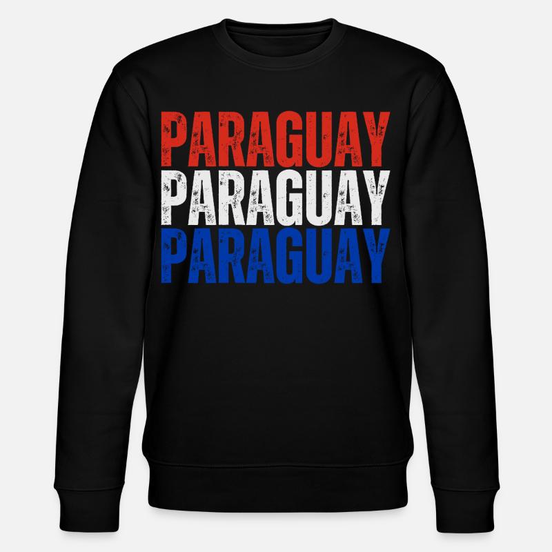 Paraguayan pride, Paraguayan flag - Stanley/Stella CHANGER Unisex Organic Sweatshirt - black