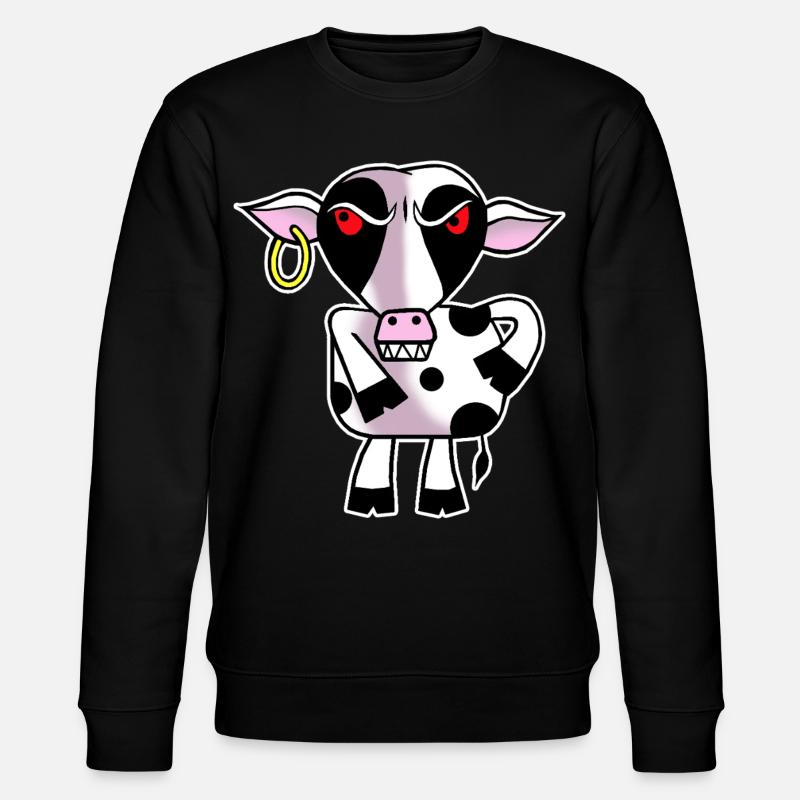 Vache en colère - Sweat bio CHANGER Stanley/Stella Unisexe - noir
