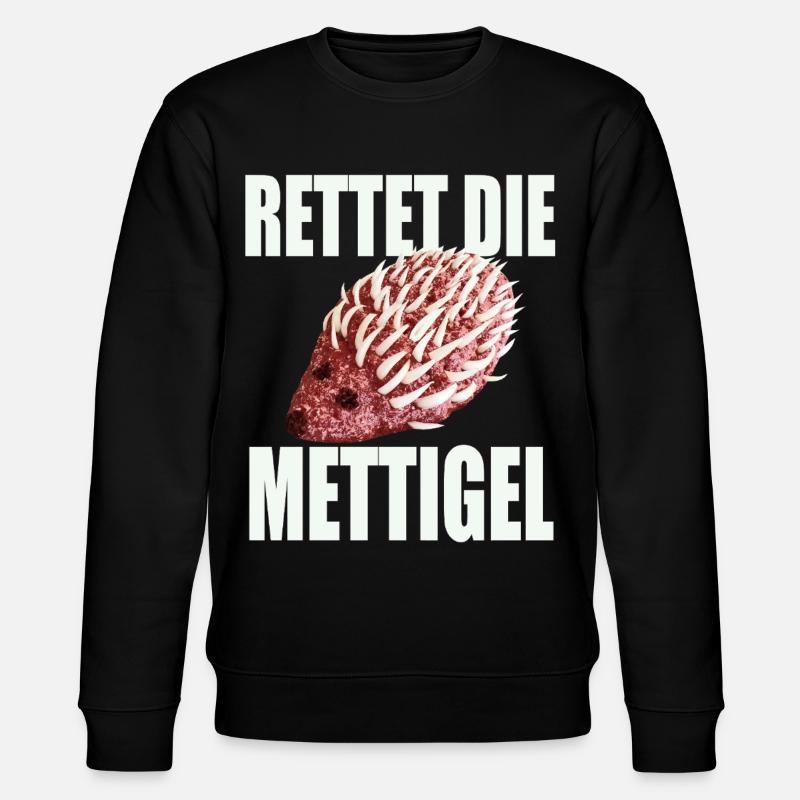 Save the Mettigel - Stanley/Stella CHANGER Unisex Organic Sweatshirt - black