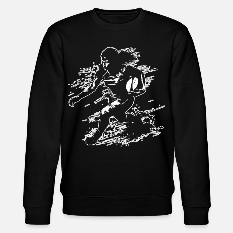 Rugby player - Stanley/Stella CHANGER Unisex Organic Sweatshirt - black