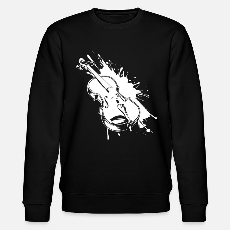 Graffiti de violon - Sweat bio CHANGER Stanley/Stella Unisexe - noir