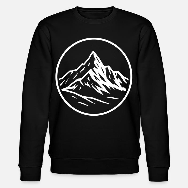 Großglockner - Stanley/Stella Unisex Bio-Sweatshirt CHANGER  - Schwarz