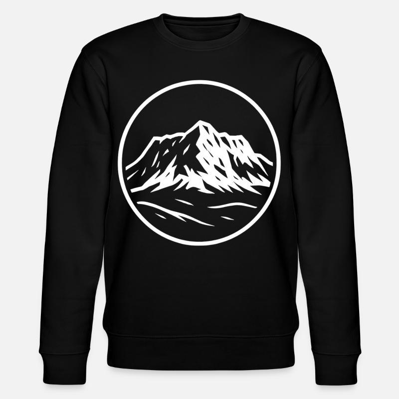 Zugspitze - Stanley/Stella Unisex Bio-Sweatshirt CHANGER  - Schwarz