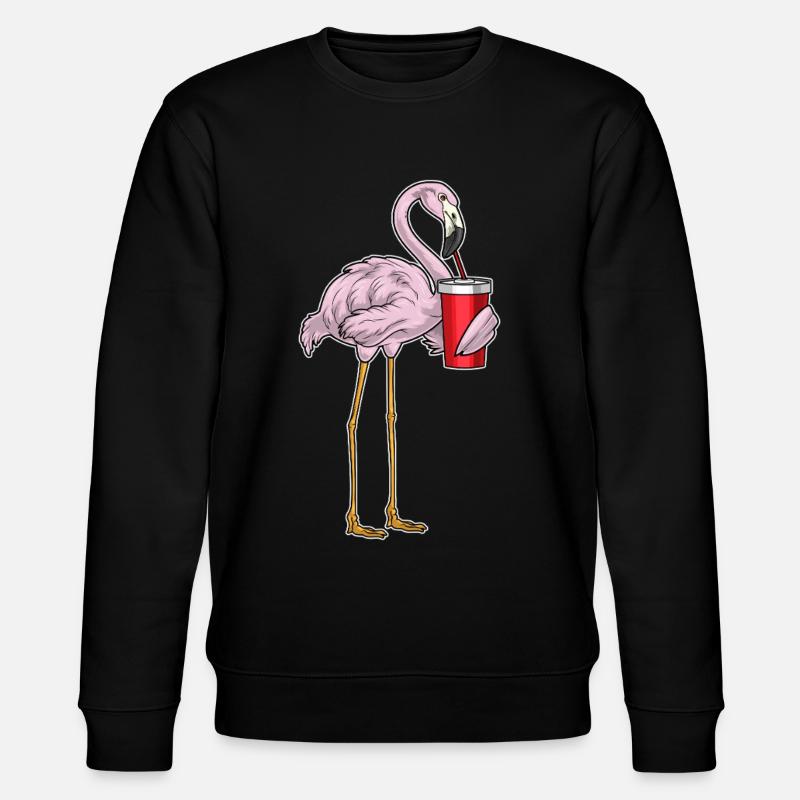 Boisson Flamingo - Sweat bio CHANGER Stanley/Stella Unisexe - noir