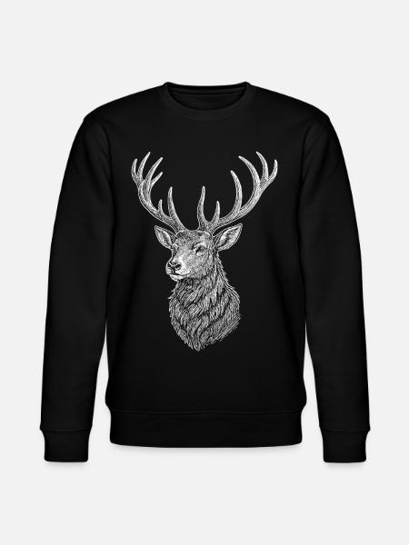 Deer - Stanley/Stella CHANGER Unisex Organic Sweatshirt - black