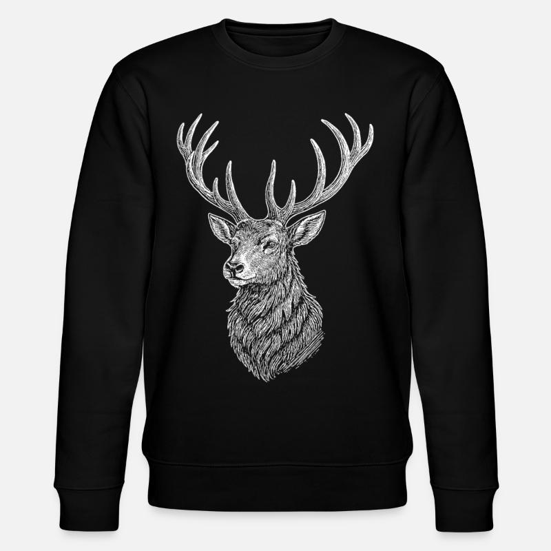 Deer - Stanley/Stella CHANGER Unisex Organic Sweatshirt - black