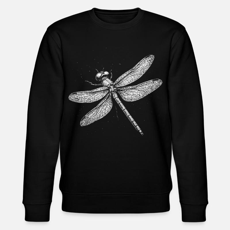 Dragonfly - Stanley/Stella CHANGER Unisex Organic Sweatshirt - black