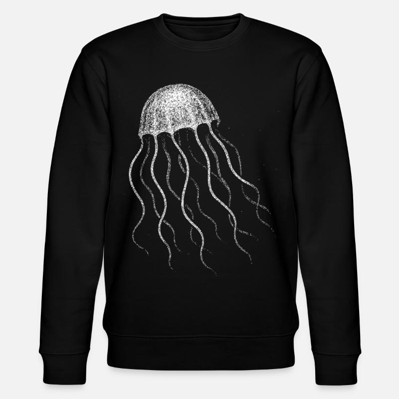 Jellyfish - Stanley/Stella CHANGER Unisex Organic Sweatshirt - black