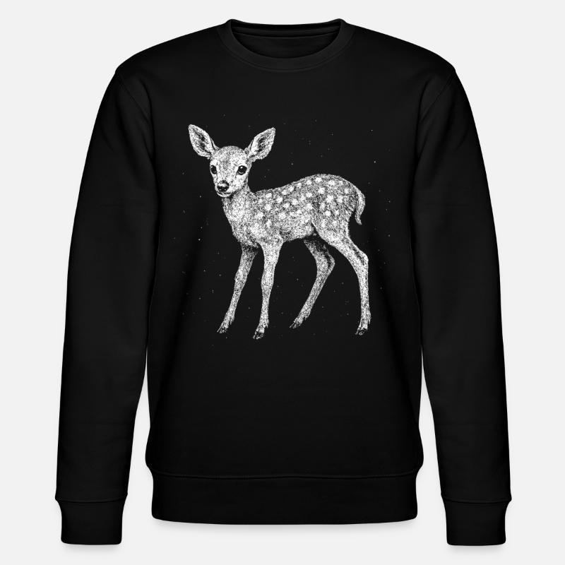Rehkitz - Stanley/Stella Unisex Bio-Sweatshirt CHANGER  - Schwarz
