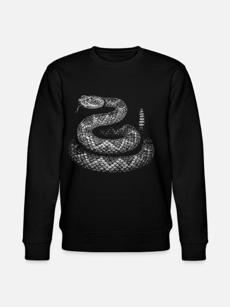 Snake - Stanley/Stella CHANGER Unisex Organic Sweatshirt - black