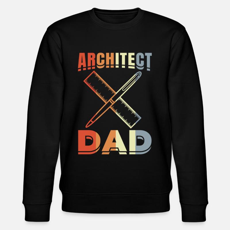 Architecte Père - Sweat bio CHANGER Stanley/Stella Unisexe - noir