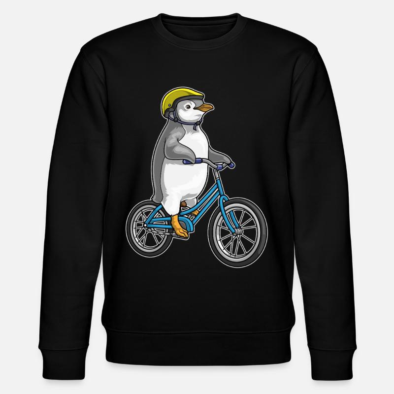 Vélo pingouin - Sweat bio CHANGER Stanley/Stella Unisexe - noir